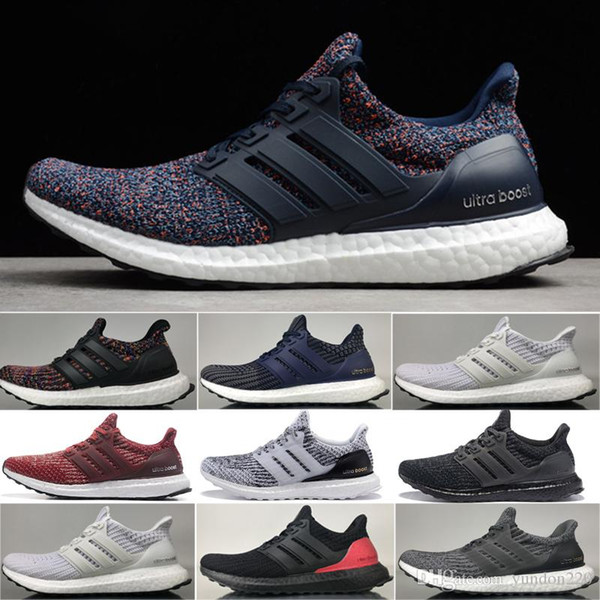 Cheap Ub 3.0 4.0 Men Womens Triple White Black Running Shoes Ultra Men Run Shoes Sports Trainers Sneakers Eur 36-45 D854