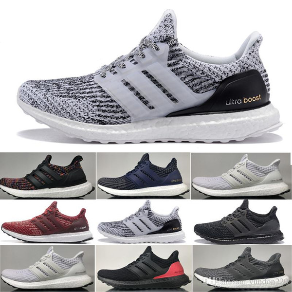 High Quality Ultraboost 3.0 4.0 Running Shoes Men Women Ultra Boost 3.0 III Primeknit Runs White Black Sports Sneakers