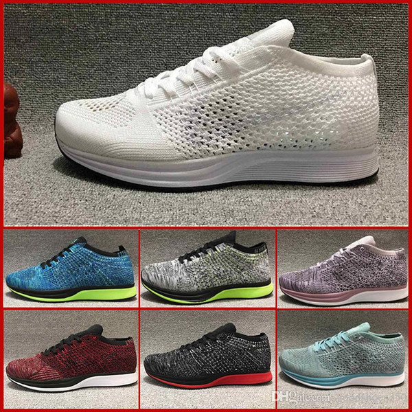 2019 RACER men's and women's casual shoes, high quality breathable fashion black and gray shoes size 36-45