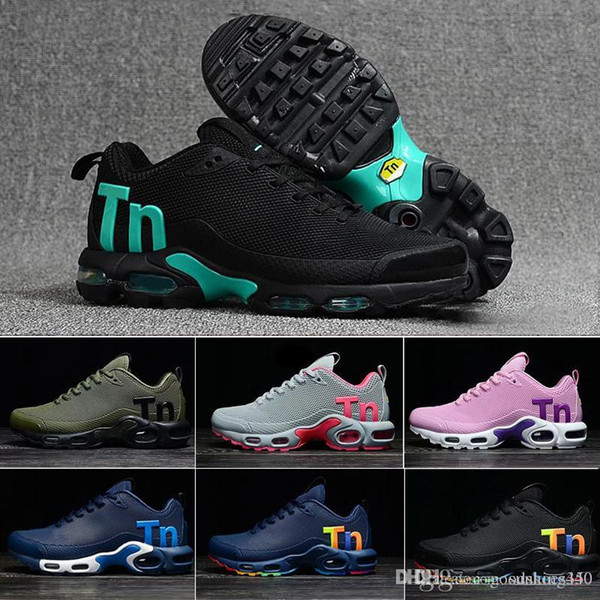 KPU Mercurial Plus Tn 2018 air cushion Mens Chaussures SE Black White Orange Desinger Running Shoes Men Trainers Sports Sneakers Size 40-46