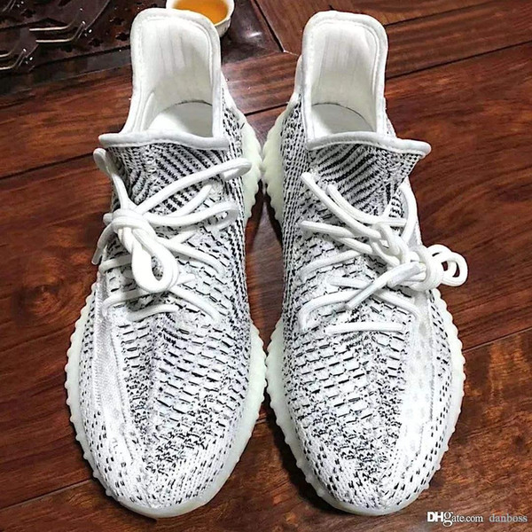 2019 sale Best quality SY 350 Butter Sesame Semi Frozen Blue Tint zebra Bred running shoes mens Sneakers US size 5-11.5 DANBOSS