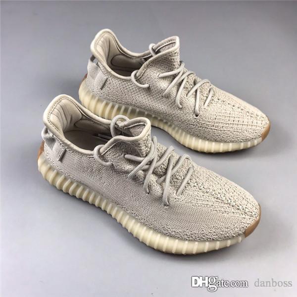 2019 newest sale Best quality S 350 Butter Sesame V2 Semi Frozen Blue Tint zebra Bred running shoes mens Sneakers US size 5-11.5 DANBOSS