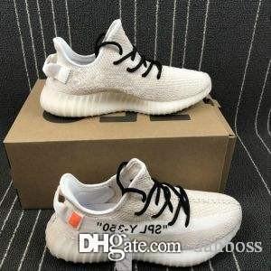 2019 HOT SALE colors Best quality S 350 Butter Sesame V2 Semi Frozen Blue Tint zebra Bred running shoes mens Sneakers size US5-US11.5