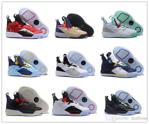 New Arrival Jumpman 33 XXXIII Sports Basketball Shoes Mens Top quality multicolo Sneakers Designer Trainers 40-46