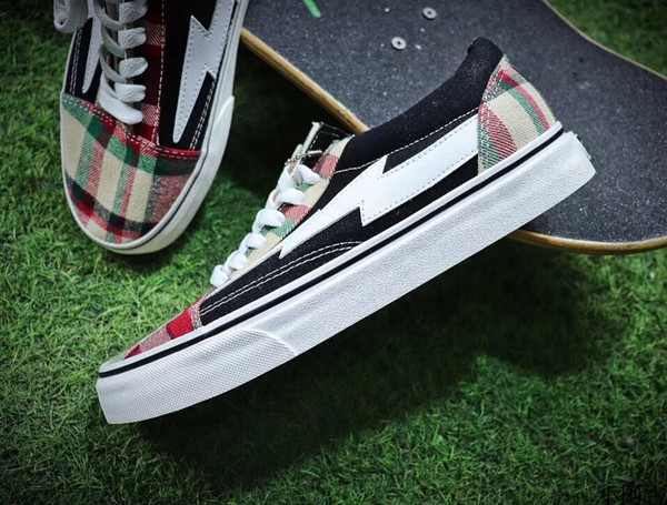 2019 News SALE Revenge x Storm Old Skool Designer Cavnas Sneakers Womens Men Low Fashion Current Skateboard Casual Shoes danboss