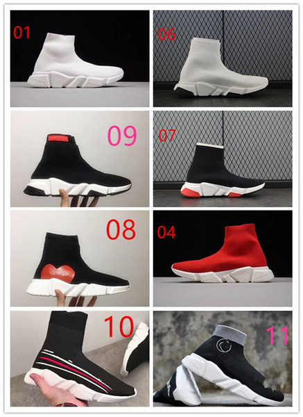 2018 news sale BAL*NCI*GA Sock Shoe Speed Running Shoes High Quality Sneakers Speed Trainer Socks Race Runners Shoes Sports Shoes danboss