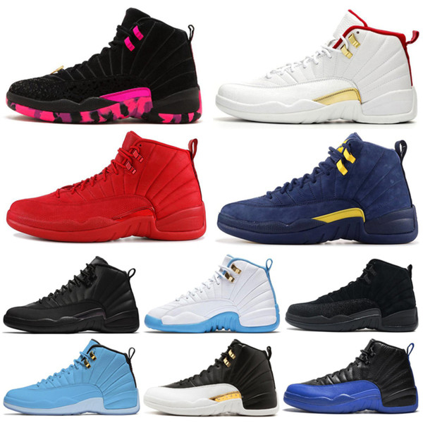 Basketball Shoes 12 Air
retro
Jordan 12s Men Shoe Doernbecher Wings Reverse Taxi Game Royal French Blue Mens Trainers Outdoor 7-13