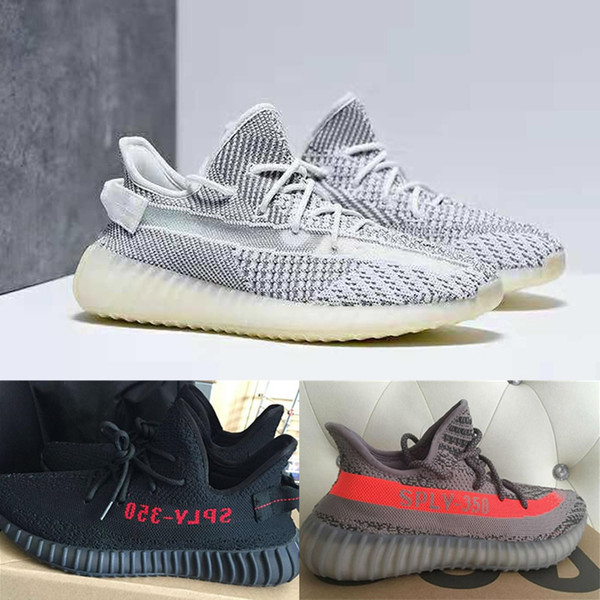 Static Clay Running Shoes off Mens Shoes Sneakers Blue Tint triple White Zebre Bred trainers Butter Sesame Womens Designer Shoes 36-46