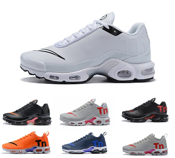 2019 Newest Air Mercurial Plus Tn Ultra SE Black White Blue brown Outdoor Shoes outdoor TN shoes Women Mens Trainers mens Sneakers 40-46