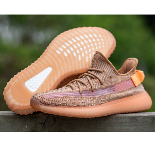 2019 New Arrival Hot Sale 1:1 Quality And DHL Fast Shipping Unisex 350 V2 Clay EG7490 Running Shoes Fashion Sneakers Size 36-48