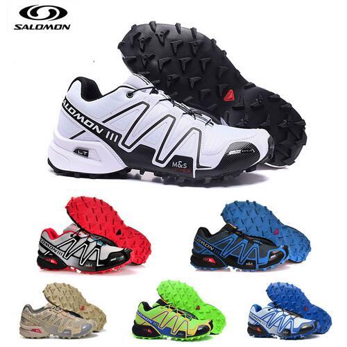 New Salomon Speed Cross 3 Sport Outdoor Men Shoes Zapatillas Speedcross CS Male Hombre Solomon Fencing Mens Running Shoes