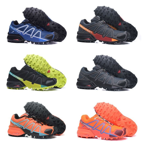 2018 Salomon Speedcross 4 Trail Runner Best Quality Men's And Women's Sports Shoes Fashion Sneaker Outdoor Shoes Free Shipping