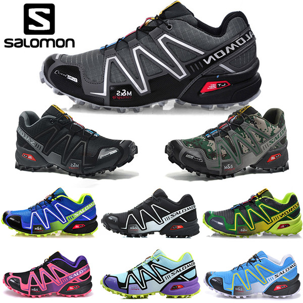 Salomon Speed Cross 3 CS Running Shoes Men Women SpeedCross Outdoor Hiking Sneakers Black White Blue Red Designer Athletic Sports Size 36-46