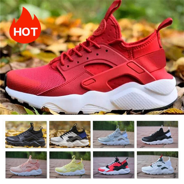 2019 Huarache 4.0 Running shoes for Men Trainer Triple Black Red grey women Sport Outdoor Sneakers 36-45