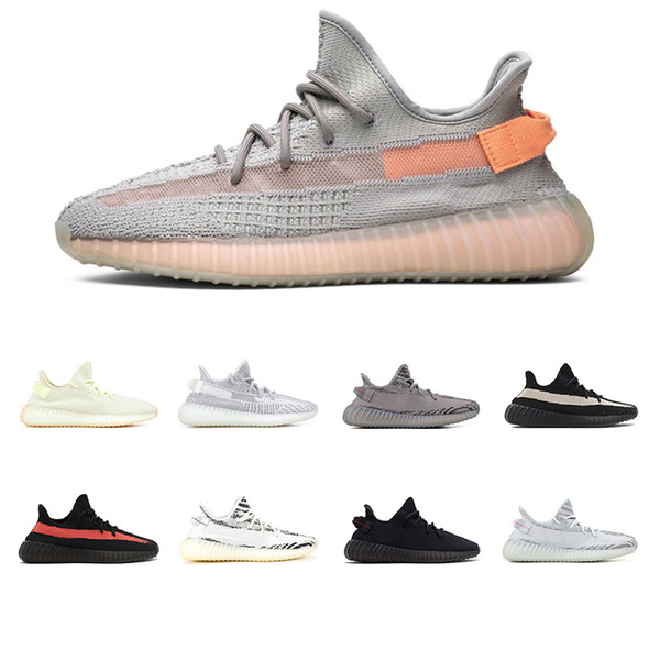 2019 TRFRM Clay Hyperspace Men Women Running Shoes Static Sesame Butter Kanye West Bred sports Sneakers Sport shoes