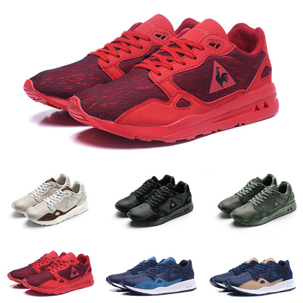 Classic Le coq sportif Mens Designer Shoes University Red Navy Blue Black Luxury Men Women Outdoor Casual Shoes Trainers Sports Sneakers