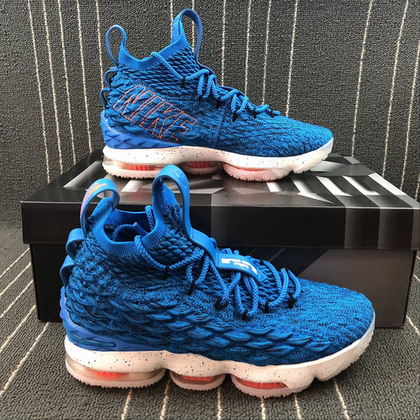 07# High Quality Newest Ashes Ghost Lebron 15 Basketball Shoes Arrival Sneakers 15s Mens Casual 15s King James sports shoes LBJ EUR 40-46