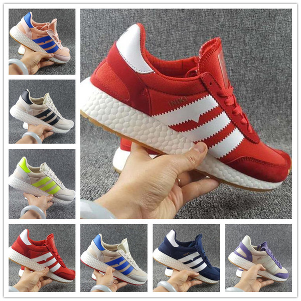 Wholesale Iniki Runner Sneakers Fashion Iniki Women Men Designer Trainer Black Blue Red Pink Sports Running Shoes