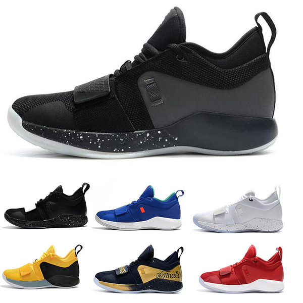 2019 New PG 2.5 University Red Opti Yellow Men Basketball Shoes Racer blue White Black Wolf Grey Mens Paul George sports sneakers