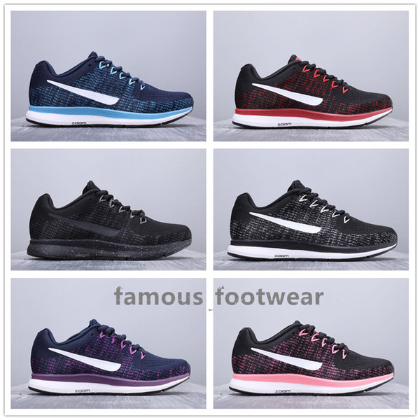 New Mens Zoom Pegasus 34 Lunar Running shoes breathable womens black White Shoes Cusual 34s Vomero kniting vamp sports Sneakers