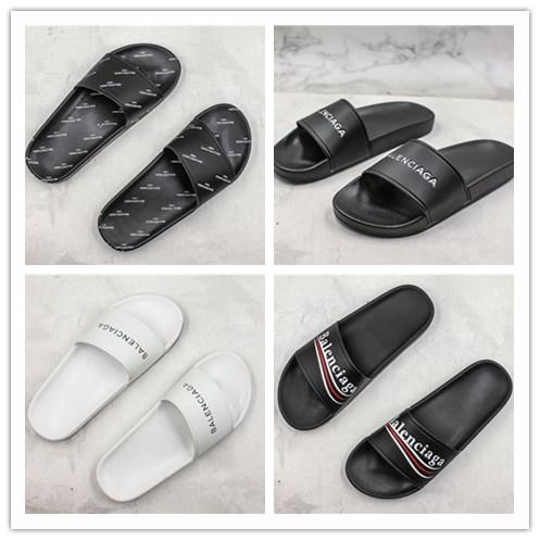 2019 Paris Slide Sandal Lovers Loafers Scuffs Slippers 4 Colors Summer Casual Beach Sandal Outdoor Slippers Free Shipping