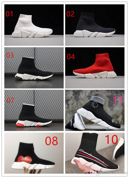 2019 new BAL*NCI*GA Sock Shoe Speed Trainer Running Shoes High Quality Sneakers Speed Trainer Socks Race Runners Shoes Sports Shoes lzdboss