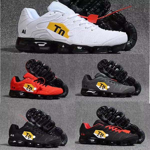 [With Box]Style TN Plus Triple Black White Grape Men Running Shoes For Air Tn+ Requin Hiking Jogging Walking Outdoor Chaussures tn