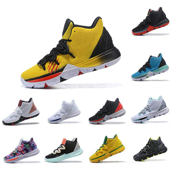 Irving 2019 Limited 5 Men Basketball Shoes 5s Black Magic for Kyrie Chaussures de basket ball Mens Trainning Shoes Zapatillas 40-46