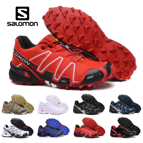 2019 Solamon Shoes Speed Cross 3 CS III sport sneakers Men Camouflage Outdoor Comfortable Male Jogging Shoes Fencing Shoes