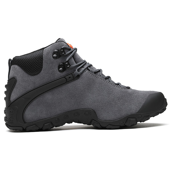 Mens Mid Designer Shoes Outdoor Anti-fur Hiking Boots Black Grey trainers Sports Sneakers Casual shoes Size 39-48