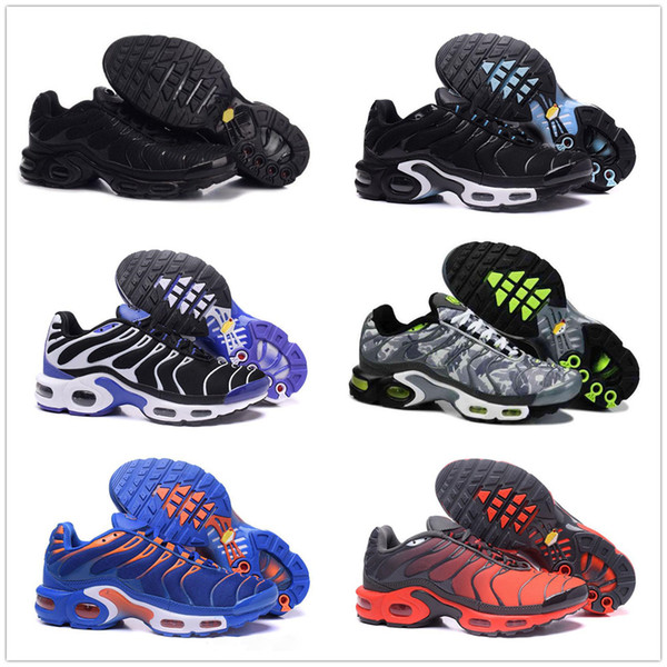 Hight Quality Sports Running Shoes New TN Men Black White Red Breathable Outdoor Man Shoes