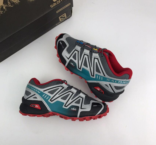 Kids Solomon Speed cross IV shoes Boys Girls Speedcross 4 4s Trail Runner Dark Red Fashion Children Running Shoes Sports Shoes Sneaker