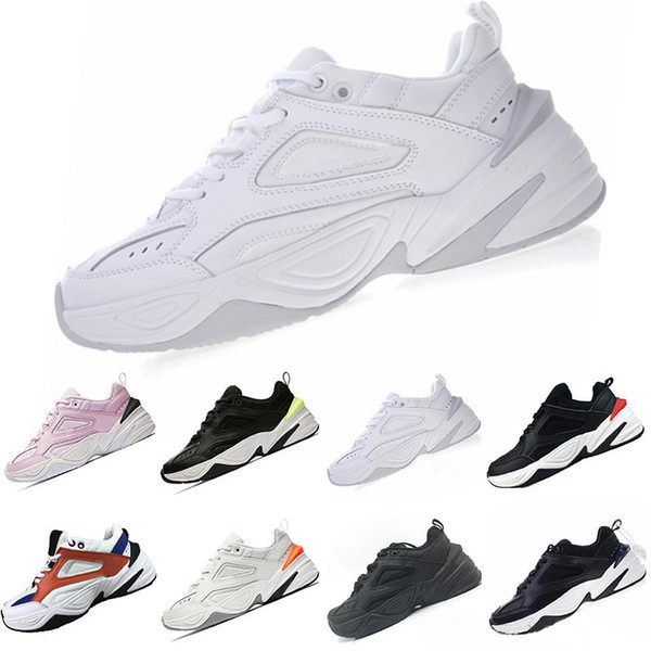 2018 NEW Air Monarch the M2K Tekno Dad Sports Running Shoes Top quality Women Mens Designer Zapatillas White Sports Trainers Sneakers