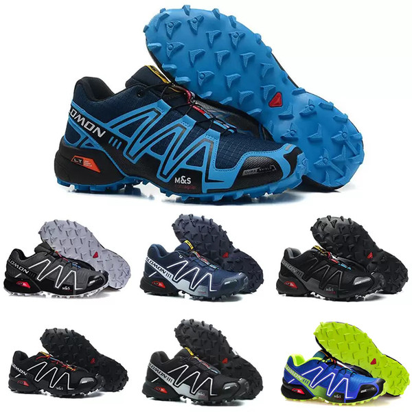 Brand Outlet UK Solomons Speedcross 3 CS Trail Casual Shoes women Lightweight Sneakers Navy Solomon III Zapatos Waterproof Athletic Shoes