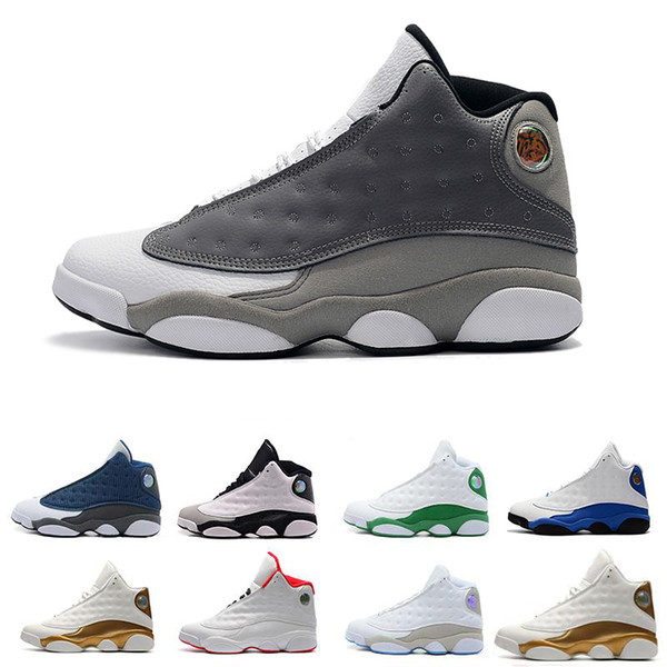 13 13s Mens Basketball Shoes Phantom Chicago GS Hyper Royal Black Cat Flints Bred Brown Olive Wheat DMP Ivory Grey men sports sneakers women