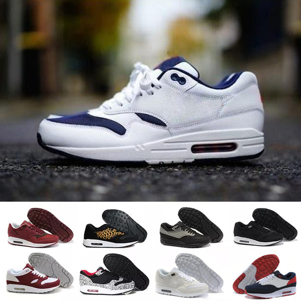 Brand New 87 Running Shoes Sports Shoes Men Women Cushion Shoes 87s Blue Red Sports Sneakers Size 36-44