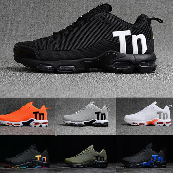 2018 Hot Air Mercurial Plus Tn Ultra SE 13 Colors Running Shoes Outdoor TN Shoes Mens Net Breathable Trainers Sports Sneakers SIZE 40-46