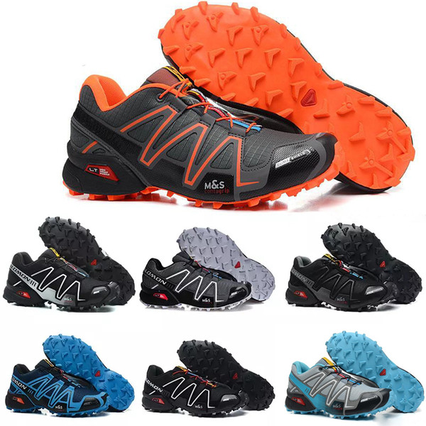 Wholesale 2018 New Solomon Zapatillas Speedcross 3 Running Shoes women Walking men Outdoor Sport shoes Athletic Shoes Size US 36-46