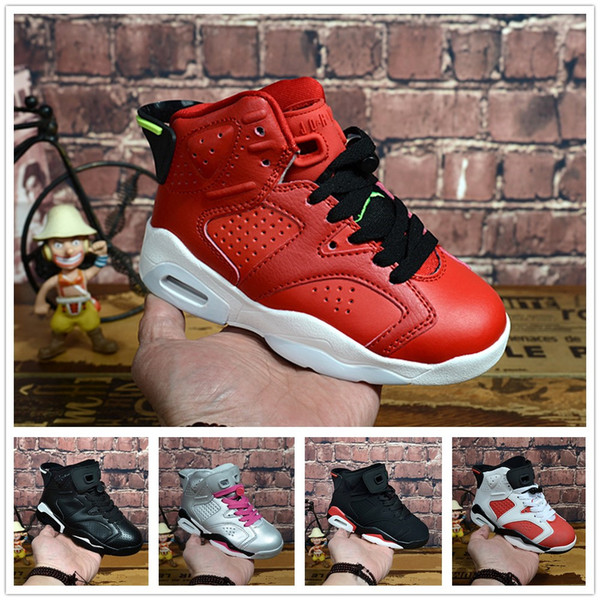 Children shoes Basketball Shoes Wholesale New 1 space jam 6 11s 13 Sneakers kids Sports Running girl boy trainers shoes US 11C-3Y