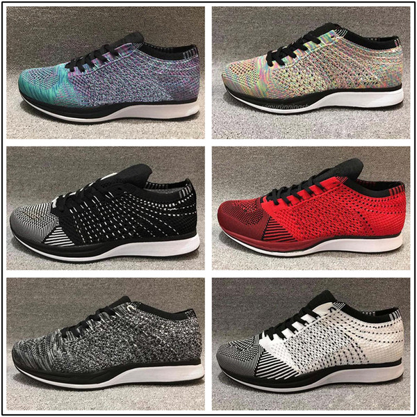 N11-14 2018 Zoom Marah Fly Racer 2 Women Mens Athletc all black red green Casual Shoes weaving Zoom Racer Sneaker Trainrs Size 36-45