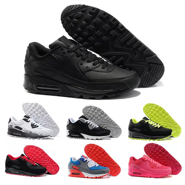 Wholesale Fashion Men Sneakers Shoes Classic 90 Men and women Running Shoes Sports Trainer Cushion 90 Surface Breathable Sports Shoes