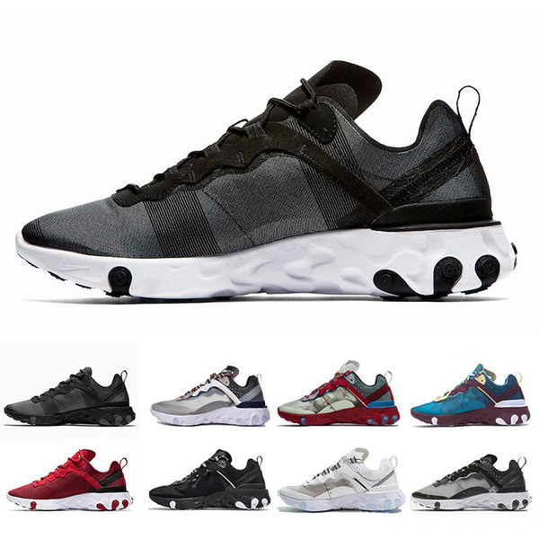 UNDERCOVER x Upcoming React Element 87 Pack White Epic Sneakers Brand Men Women Trainer Men Women Designer Running Shoes Zapatos 2019 New