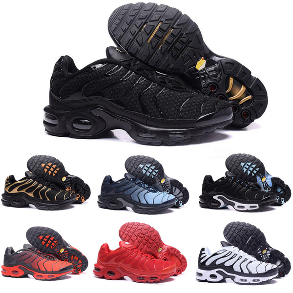 2019 Mens Fashion Plus TN sports Shoes New Designer sporting ourdoors Sneakers shoes trainers Size 40-46