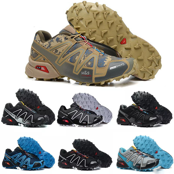 Brand Outlet UK Solomons Speedcross 3 CS Trail Running Shoes women Lightweight Sneakers Navy Solomon III Zapatos Waterproof Athletic Shoes