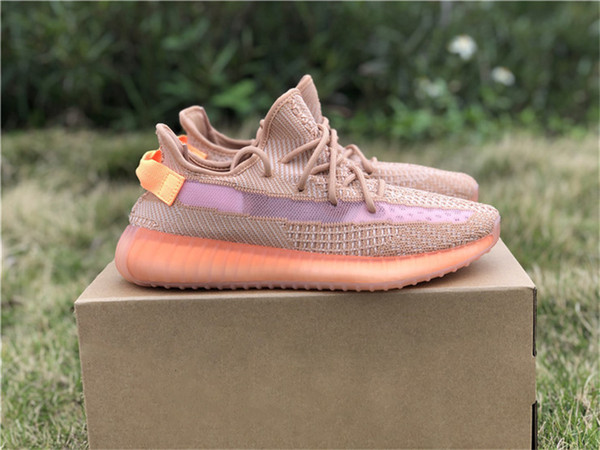 2019 Newest Authentic 350 V2 Clay EG7490 Kanye West Running Shoes For Men Women True Form EG749 Hyperspace EG7491 Static Sneakers With Box