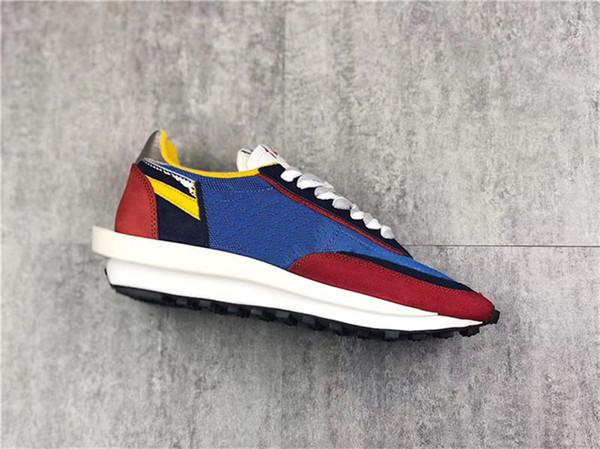 2019 Authentic LD LDV Waffle Sacai VARSITY Blue Green GUSTO Multi Daybreak Blazer Mid Dunk BV0073-400 BV0073-300 Men Outdoor Shoes