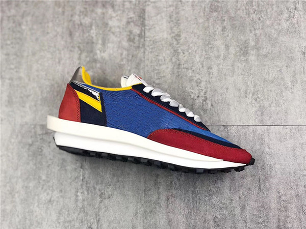 2019 Release Authentic LD LDV Waffle Sacai Green GUSTO VARSITY Blue Multi Daybreak Maize Orange Blazer Mid Dunk Men Outdoor Shoes With Box