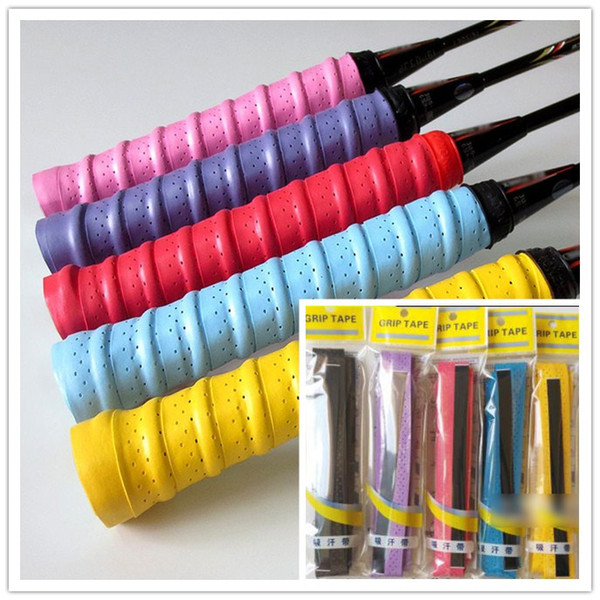 Badminton Racquet OverGrip Fishing Tenis Skidproof Sweat Band grip Tennis Racket Overgrips Anti-skid Sweat tape Absorbed Wraps free ship
