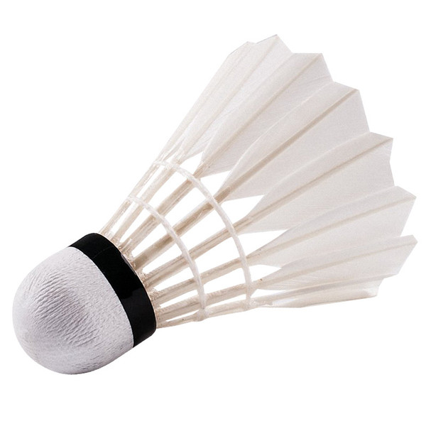 Sports and Outdoors NEW Ball Game Sport Training White Goose Feather Shuttlecocks Birdies Badminton Badminton Shuttlecocks