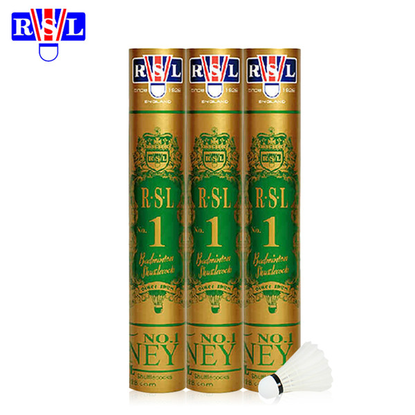 Wholesale 120 Pcs Original Rsl Shuttlecock Rsl No.1 Badminton Shuttlecock High Quality Duck Feather For Tournament